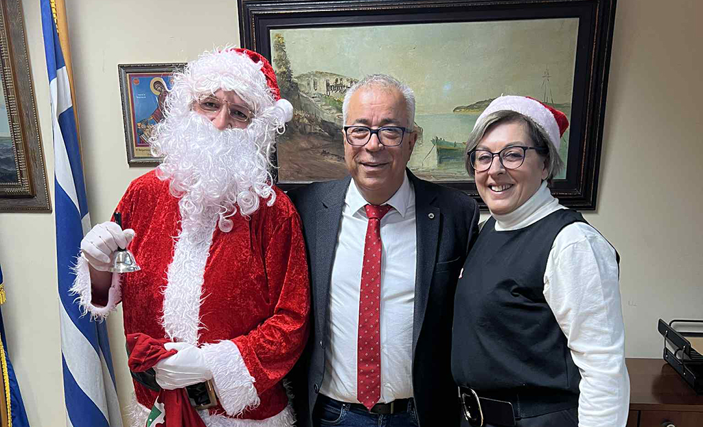 Χριστουγεννιάτικες ευχές από καρδιάς στους ασθενείς της Ογκολογικής Κλινικής του Γ.Ν. Ρόδου