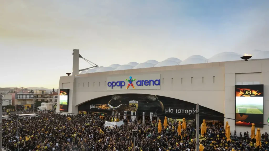 ΑΕΚ: Αλλάζει όνομα η OPAP Arena και γίνεται Allwyn Arena