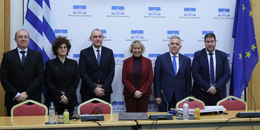 Συνάντηση του Βασίλη Α. Υψηλάντη με την Ιταλική Αντιπροσωπεία της Επιτροπής Εξωτερικών και Άμυνας της Ιταλικής Γερουσίας