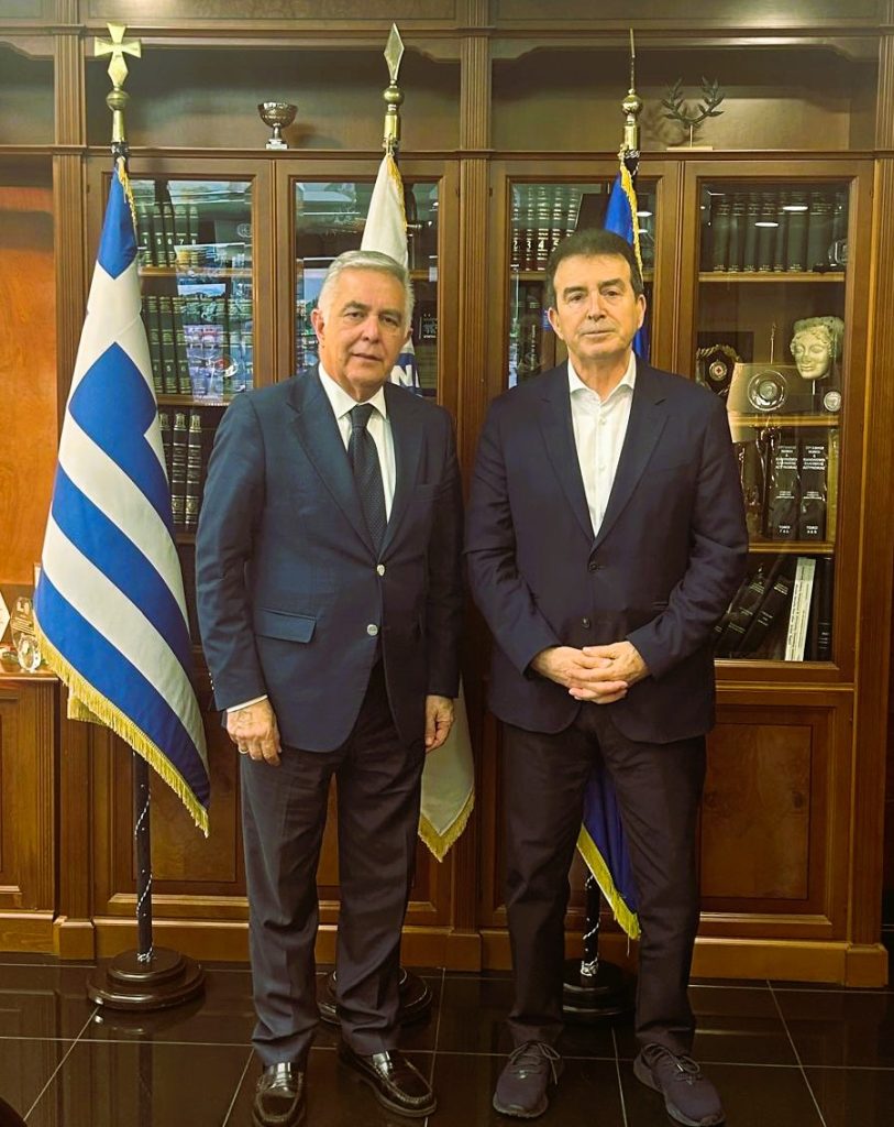 Συνάντηση του Βασίλη Α. Υψηλάντη με τον Υπουργό Προστασίας του Πολίτη για τα κτηριακά θέματα ( κρατητήρια Ρόδου-ΑΤ Λέρου) και ενίσχυσης της Αστυνομικής Δύναμης στα νησιά με έμφαση τις τουριστικές περιοχές Συνάντηση του Βασίλη Α. Υψηλάντη με τον Υπουργό Προστασίας του Πολίτη για τα κτηριακά θέματα ( κρατητήρια Ρόδου-ΑΤ Λέρου) και ενίσχυσης της Αστυνομικής Δύναμης στα νησιά με έμφαση τις τουριστικές περιοχές