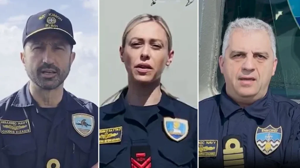 «Κάθε ώρα υπηρετούμε την Ελλάδα, φρουροί της ειρήνης και της εθνικής κυριαρχίας»: Το μήνυμα του Πολεμικού Ναυτικού από τις φρεγάτες σε Μέση Ανατολή, Κύπρο και Μεσόγειο