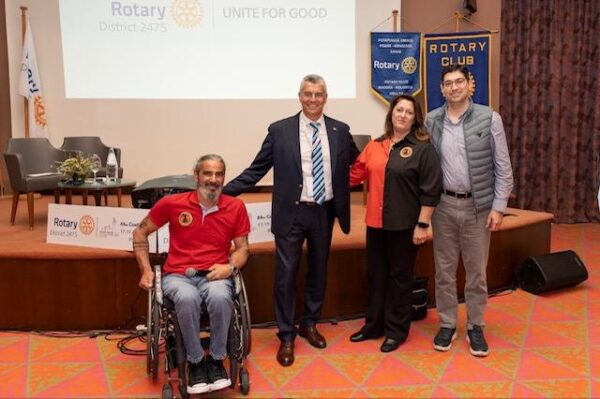 Ολοκλήρωση 66ου Συνεδρίου 2475 Περιφέρειας Rotary με  δράση κοινωνικής προσφοράς  Τα έσοδα του Συνεδρίου θα διατεθούν για τη διαμόρφωση του γυμναστηρίου της ομάδας μπάσκετ με αμαξίδια του Γυμναστικού Συλλόγου «Δωδεκάνησος»