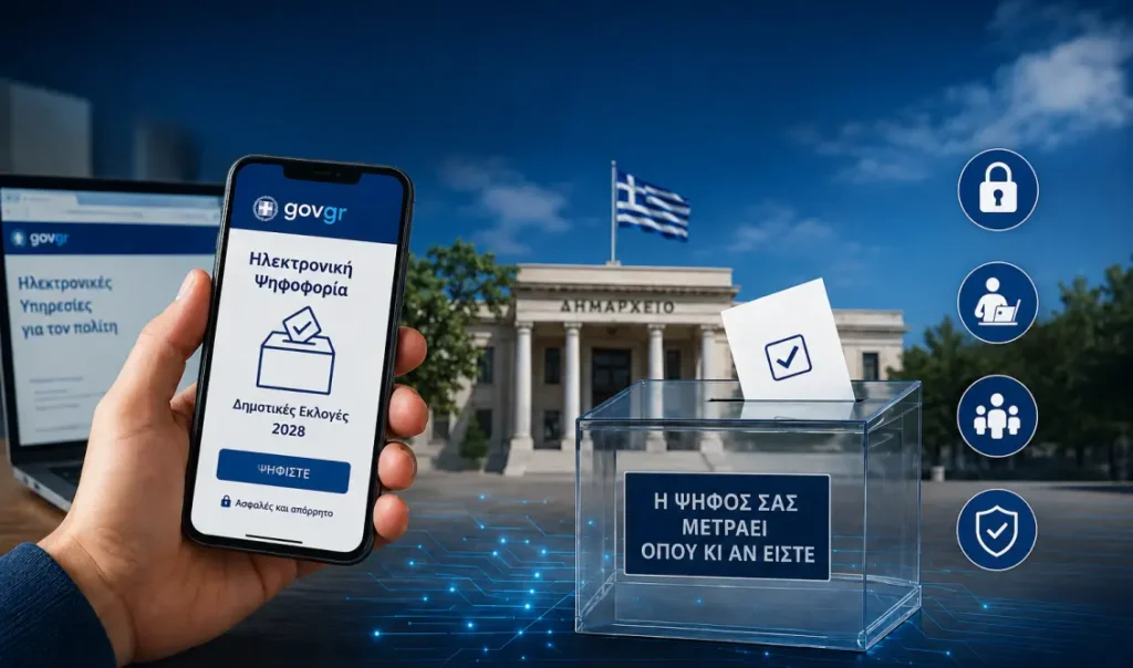 Ηλεκτρονική ψήφος στις αυτοδιοικητικές εκλογές: Πώς θα ψηφίζουν οι δημότες, τι αλλάζει σε δήμους και περιφέρειες Ηλεκτρονική ψήφος στις αυτοδιοικητικές εκλογές: Πώς θα ψηφίζουν οι δημότες, τι αλλάζει σε δήμους και περιφέρειες