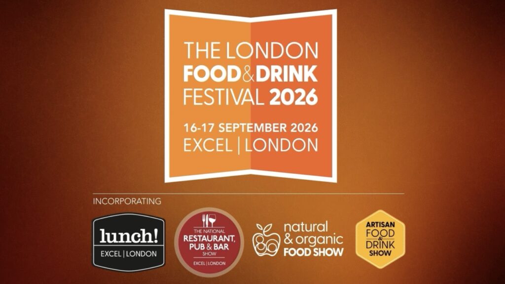 Στο «The London Food & Drink Festival 2026» στις 16–17 Σεπτεμβρίου 2026 στο εκθεσιακό κέντρο EXCEL στο Λονδίνο