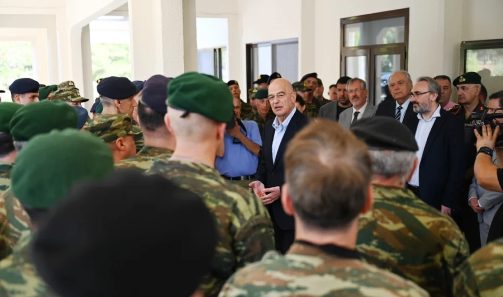 Ανακοινώσεις Δένδια για νεοσύλλεκτους: “Έρχονται ριζικές αλλαγές στα κέντρα εκπαίδευσης έως το τέλος του 2026” (Eικόνες) Ανακοινώσεις Δένδια για νεοσύλλεκτους: “Έρχονται ριζικές αλλαγές στα κέντρα εκπαίδευσης έως το τέλος του 2026” (Eικόνες)