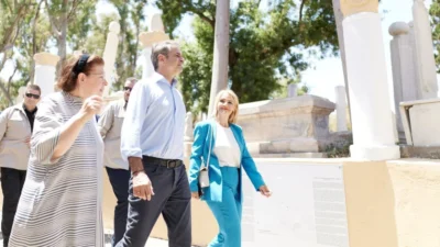 Μητσοτάκης από τον αρχαιολογικό χώρο της Περβόλας: Εδώ συναντώνται οι πολιτισμοί που διαμόρφωσαν διαχρονικά τη Ρόδο