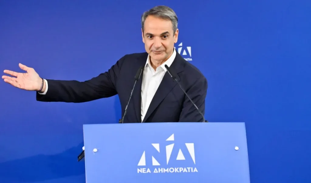 Σύνθημα εκλογών από Μητσοτάκη με οδηγό την “Ατζέντα 2030”: Οι 4 στόχοι για την τρίτη τετραετία και τα μηνύματα για την “ψυχή” της ΝΔ – Μετωπική με Σαμαρά και τους “τυμβωρύχους του θυμού” Σύνθημα εκλογών από Μητσοτάκη με οδηγό την “Ατζέντα 2030”: Οι 4 στόχοι για την τρίτη τετραετία και τα μηνύματα για την “ψυχή” της ΝΔ – Μετωπική με Σαμαρά και τους “τυμβωρύχους του θυμού”