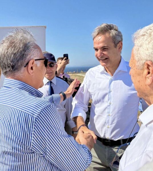 Στη Λέρο και το Αγαθονήσι με τον Πρωθυπουργό ο Βασίλης Α. Υψηλάντης