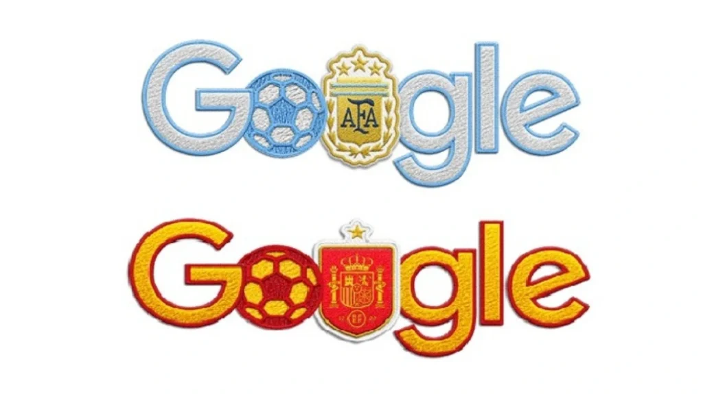 Google Doodle για τον τελικό του Μουντιάλ 2026: Στα χρώματα Αργεντινής και Ισπανίας η αρχική σελίδα Google Doodle για τον τελικό του Μουντιάλ 2026: Στα χρώματα Αργεντινής και Ισπανίας η αρχική σελίδα