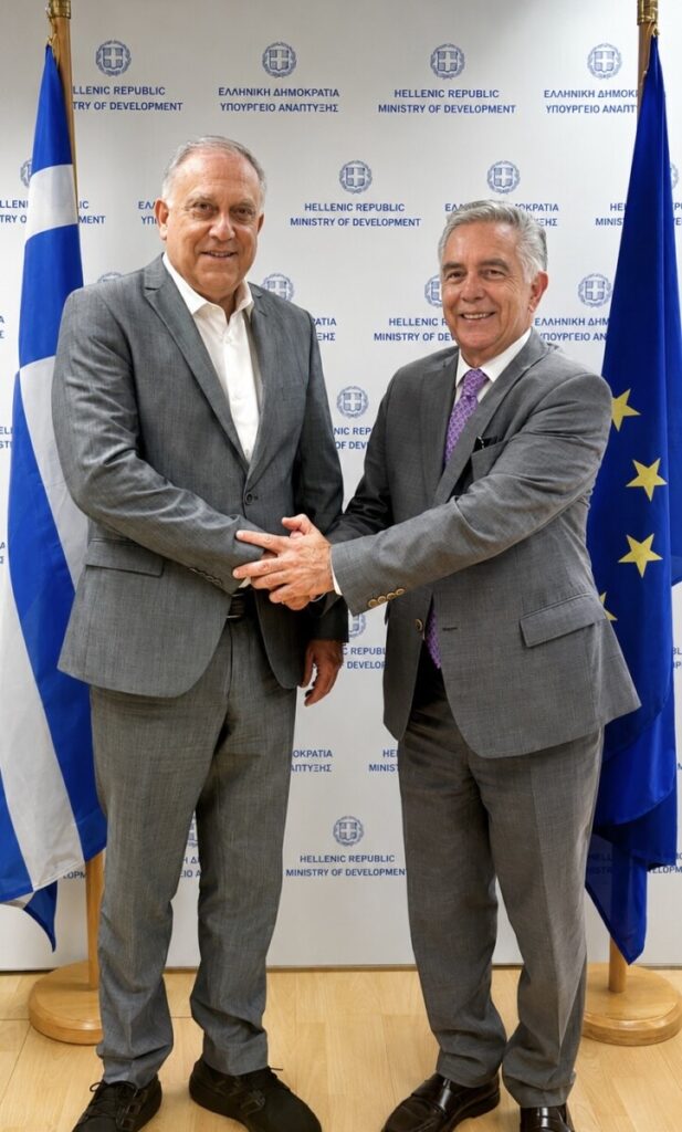 Συνάντηση του Βασίλη Α. Υψηλάντη με τον Υπουργό Ανάπτυξης Τάκη Θεοδωρικάκο –  Στο επίκεντρο η αναπτυξιακή θωράκιση της νησιωτικής Ελλάδας