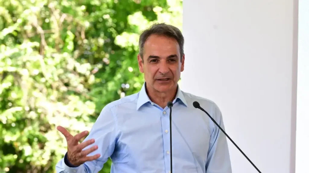 Κυριάκος Μητσοτάκης από το Αγαθονήσι: Θα εμποδίσουμε τα άθλια δίκτυα των διακινητών να φέρνουν στην Ελλάδα απελπισμένους ανθρώπους