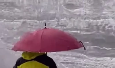 Στα λευκά μες στο κατακαλόκαιρο ο Όλυμπος: Το χαλάζι “έβαψε” το ψηλότερο ελληνικό βουνό (Βίντεο)