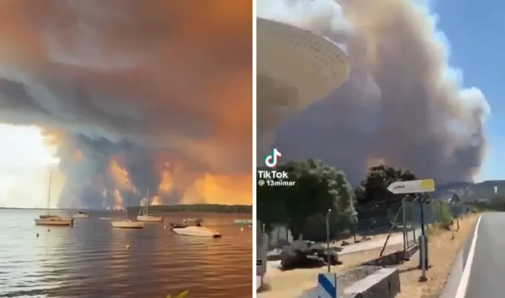 Πύρινος εφιάλτης σε Γαλλία και Ισπανία: Zήτησαν βοήθεια από την Ευρωπαϊκή Ένωση – Εκκενώνονται επτά δήμοι καθώς η φωτιά πλησιάζει το Μπορντό, το διπλό μέτωπο στη Μαδρίτη συγχωνεύθηκε (Βίντεο) Πύρινος εφιάλτης σε Γαλλία και Ισπανία: Zήτησαν βοήθεια από την Ευρωπαϊκή Ένωση – Εκκενώνονται επτά δήμοι καθώς η φωτιά πλησιάζει το Μπορντό, το διπλό μέτωπο στη Μαδρίτη συγχωνεύθηκε (Βίντεο)