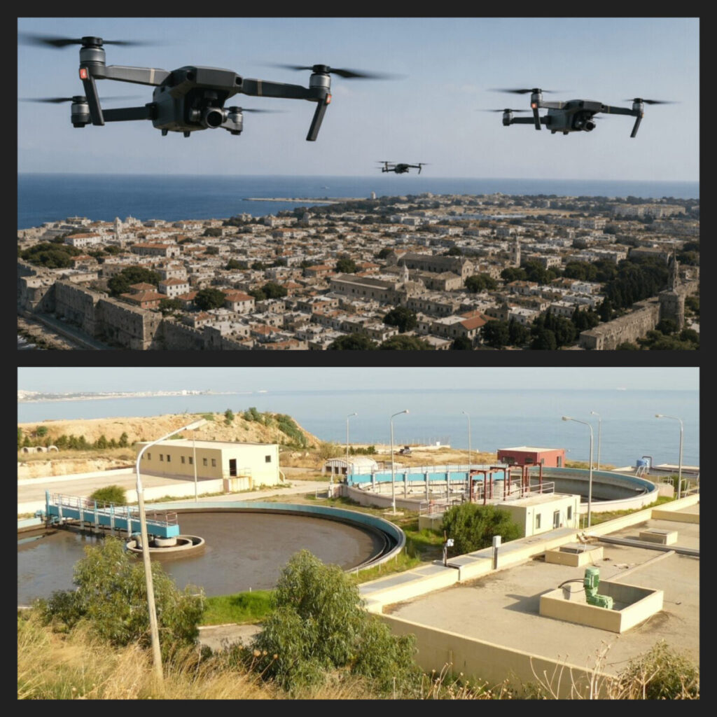 ΔΕΥΑΡ, ΒΟΔΙ, Μεσαιωνική Πόλη και Drones: Δύο εντελώς διαφορετικά ζητήματα, αλλά μία κοινή εικόνα που δημιουργεί εύλογα ερωτήματα ως προς τον σχεδιασμό, την πρόληψη και τον τρόπο διοίκησης