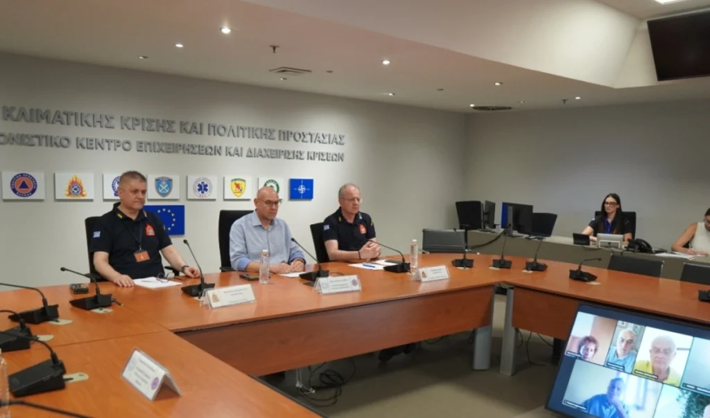 Συνεδρίασε η Επιτροπή Εκτίμησης Κινδύνου: Θυελλώδεις άνεμοι μέχρι 9 Μποφόρ την Παρασκευή, σε συναγερμό η Πολιτική Προστασία για την εκδήλωση πυρκαγιών Συνεδρίασε η Επιτροπή Εκτίμησης Κινδύνου: Θυελλώδεις άνεμοι μέχρι 9 Μποφόρ την Παρασκευή, σε συναγερμό η Πολιτική Προστασία για την εκδήλωση πυρκαγιών