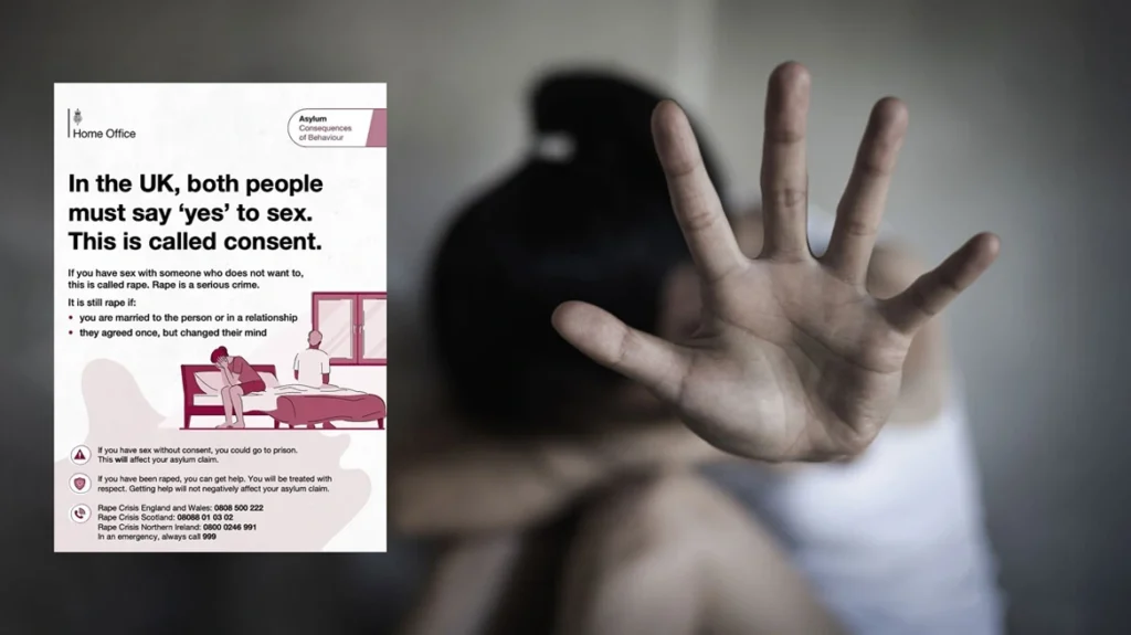 Σάλος στη Βρετανία: Φυλλάδιο με… κανόνες καλής συμπεριφοράς μαθαίνει τους μετανάστες να μην κακοποιούν γυναίκες, «σεξ χωρίς συναίνεση είναι βιασμός»